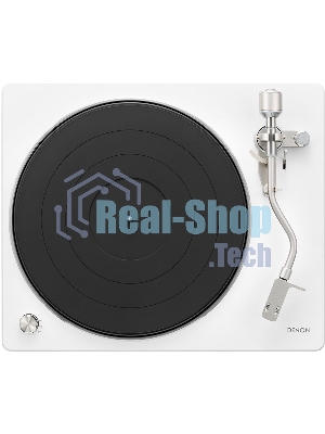 Проигрыватель винила Denon DP-400F, частично автоматический, белый