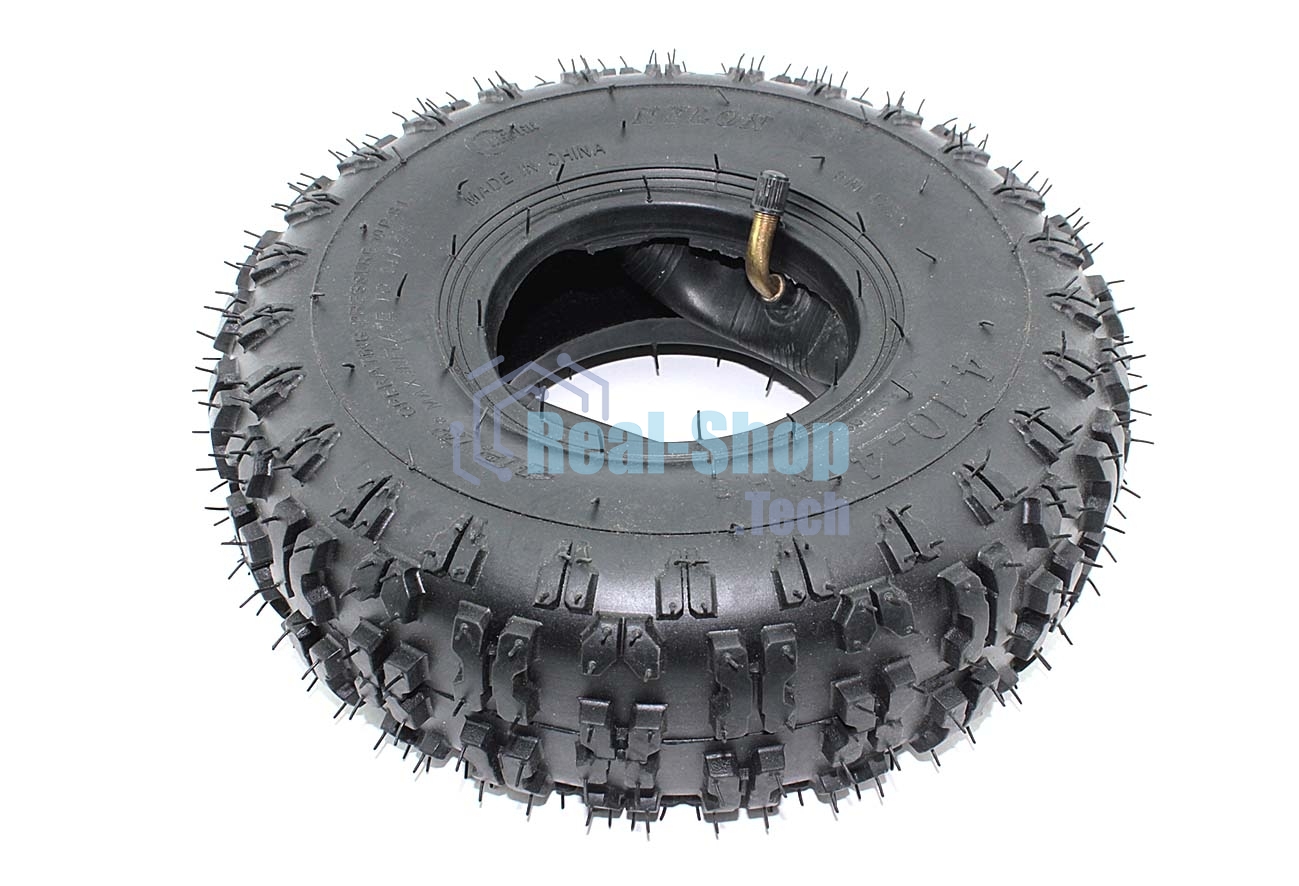 Покрышка колеса с камерой для снегоуборщика 10x4.10-4 144040