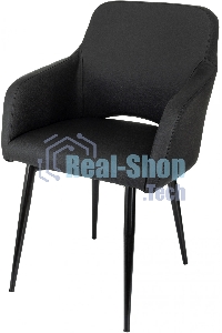 Кресло офисное Бюрократ CH-380F черный, эко.кожа, на ножках металл