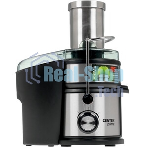Соковыжималка Centek CT-1214 стальной/чёрный, центробежная, 1500 Вт, 1100 мл, механическое
