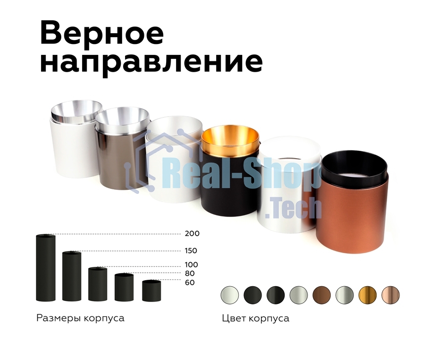 Насадка для корпуса светильника N6122 PSL серебро полированное D60*H32mm Out10mm MR16