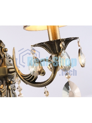 Светильник Ambrella light TR4578 SB/WH бронза/белый E14 max 40W 405*130*230