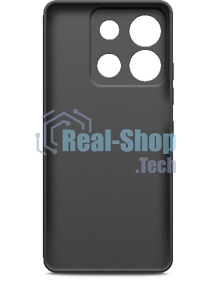 Чехол (клип-кейс) BoraSCO для Infinix Smart 7 Plus черный