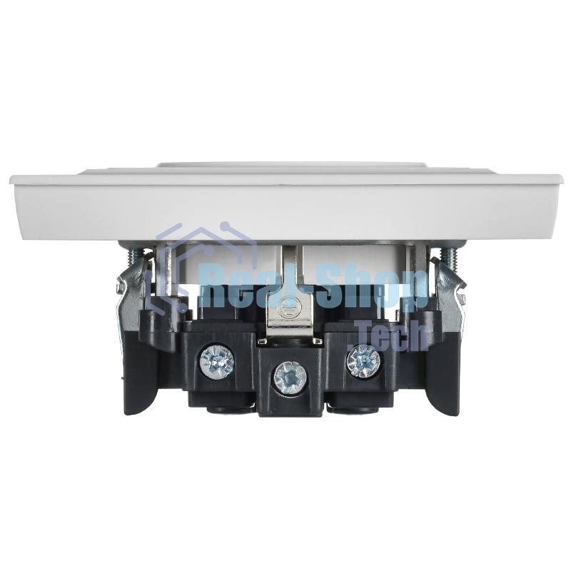 Розетка IEK BR-R14-16-K91-F BRITE РСР14-1-0-БрАБ 16А в сборе с заземл. защ. шторки арктич. бел.