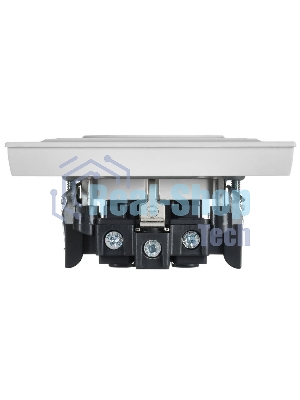 Розетка IEK BR-R14-16-K91-F BRITE РСР14-1-0-БрАБ 16А в сборе с заземл. защ. шторки арктич. бел.