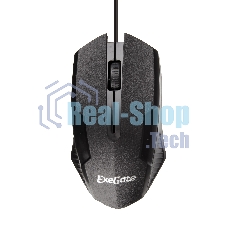 Мышь проводная ExeGate Professional Standard SH-9025L черный, 1000 dpi, USB, кнопки - 3