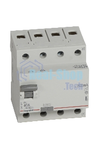 Выключатель дифференциального тока (УЗО) 4п 40А 300мА тип AC RX3 Leg 402071