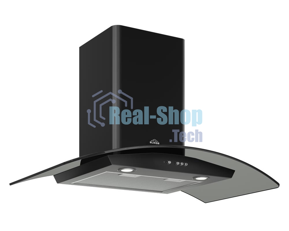 Вытяжка каминная Elikor Аметист 60П-430-К3Д черный/тонир, 60 см, 430 куб. м/ч, 54 дБ