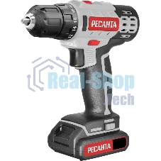 Дрель-шуруповерт аккумуляторная Ресанта ДА-50Л2-18А 75/14/9, Аккумуляторная, 18В, 2 АКБ, Кейс