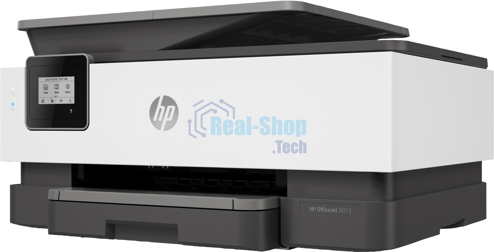 МФУ струйное HP Officejet Pro 8013 (1KR70B), A4, цветной, печ. до 18 стр/мин. (ч/б) до 10 стр/мин. (цвет), скан. до 8 стр/мин. (ч/б) 3.5 стр/мин. (цвет), 1200 x 1200 dpi, Wi-Fi, Air Print