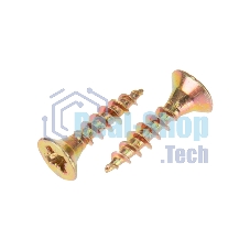 Саморез универсальный Kranz 3,5х16, желтый цинк, пакет (1000 шт/уп)