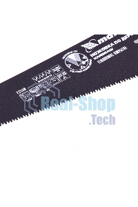 Ножовка по дереву Matrix, 450 мм,7-8 TPI,зуб-3D,каленый зуб,тефл.покр.полотна,2-х комп.рук-ка