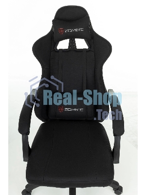 Кресло Zombie Rudger черный, экокожа, 120 кг, механизм качания