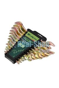 Набор ключей рожковых Сибртех 6-32 мм, 12 шт, желтый цинк