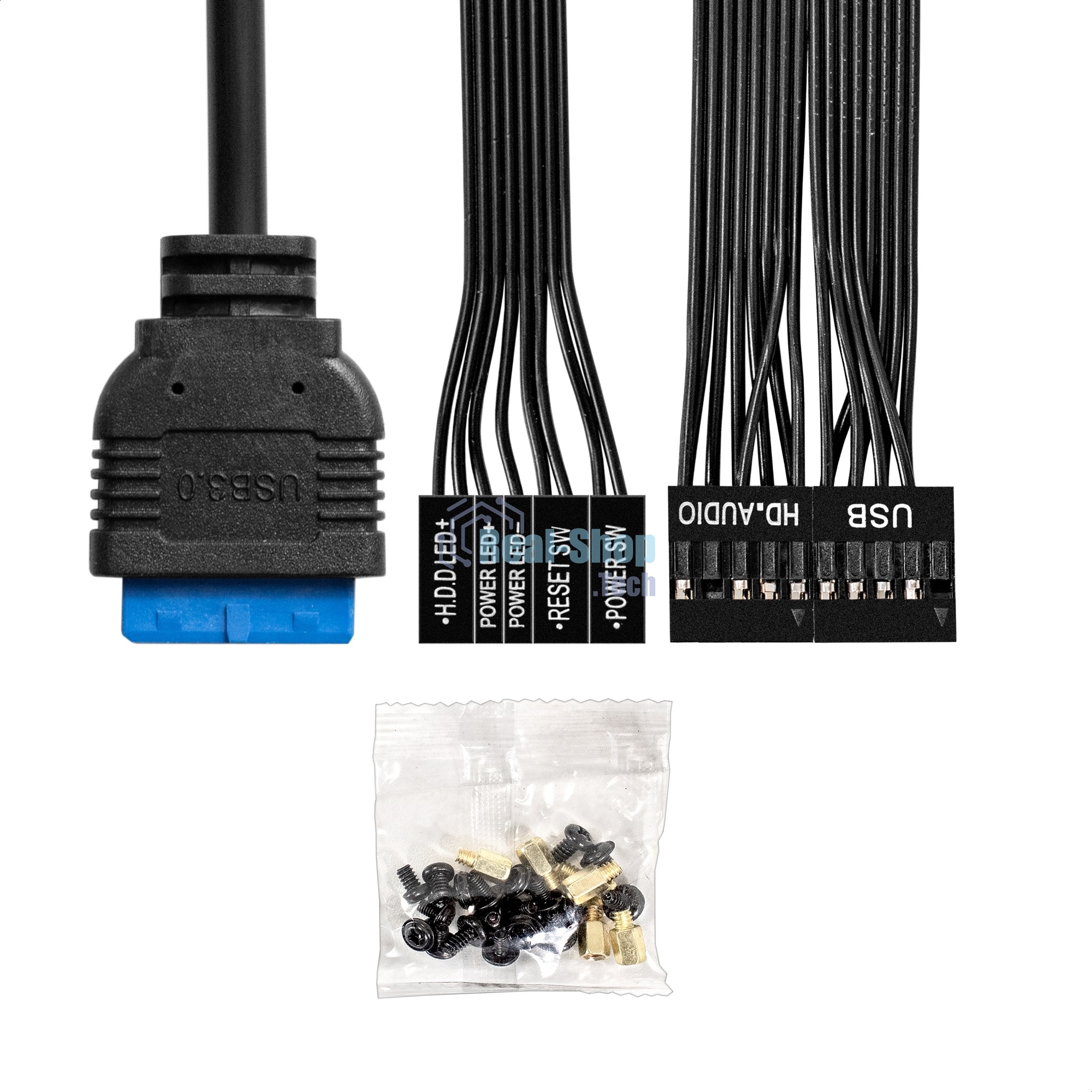 Компьютерный корпус Desktop ExeGate MI-302U-400 (mATX/mini-ITX, TPS400 8см, 1хUSB+1хUSB 3.0, HD аудио, черный)