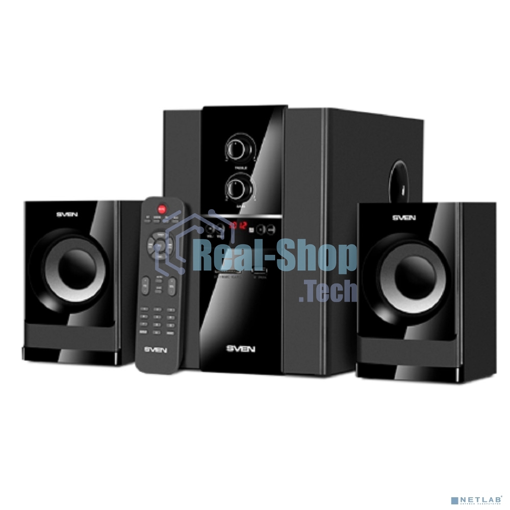 Акустическая система SVEN MS-1821 2.1 черный 40Вт BT