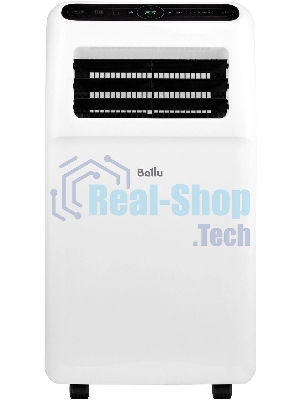 Кондиционер мобильный Ballu Aura BPAC-12 CP/N1_24Y 12000 BTU, 30 м², 52 дБ, охлаждение, осушение, белый