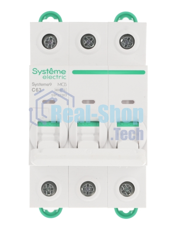 Автоматический выключатель Systeme Electric S9F22363 Systeme9 C 63A 3P 6kA 400В