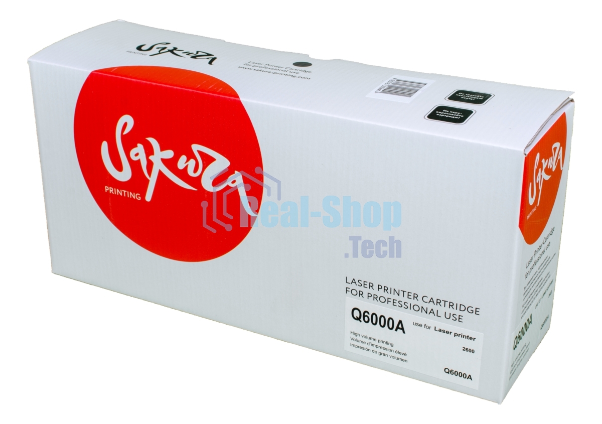 Картридж лазерный Sakura Q6000A для LaserJet 1600/2600n/2605/2605dn/2605dtn/CM1015MFP/CM1017MF, черный, 2500 к.