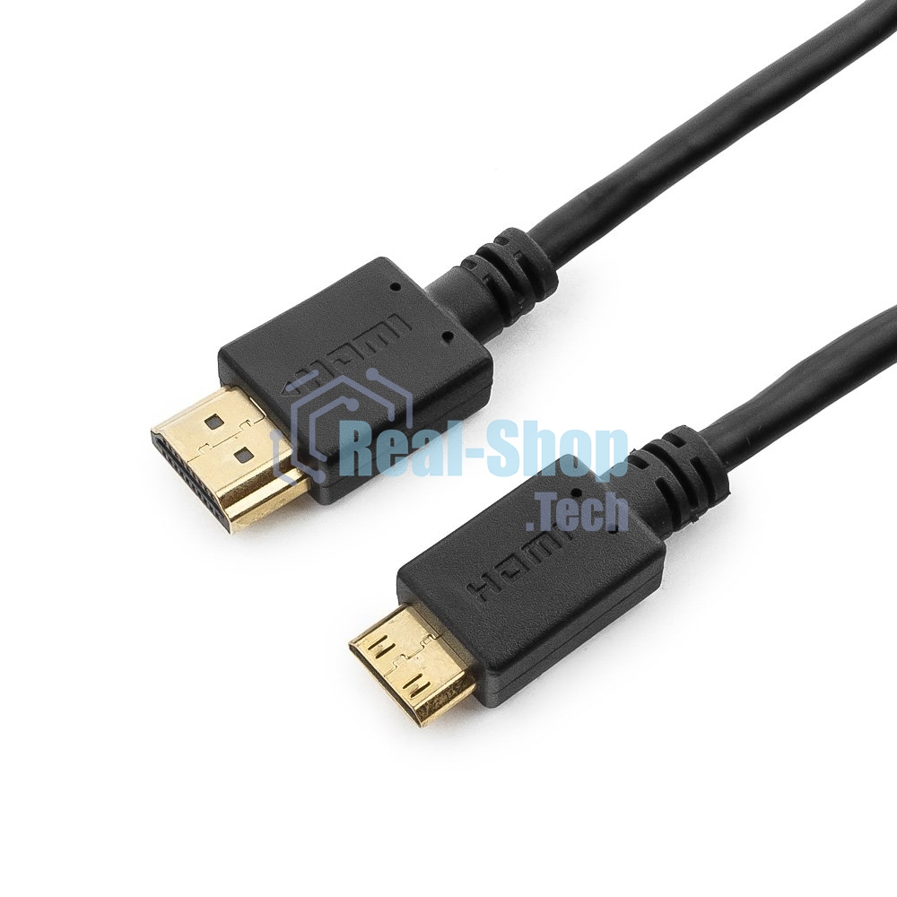 Кабель HDMI-miniHDMI Cablexpert CC-HDMI4C-10, 19M/19M, v2.0, медь, позол.разъемы, экран, 3.0м, черный, пакет