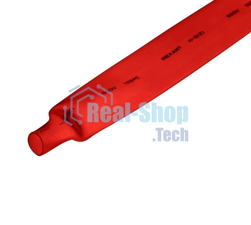 Трубка термоусадочная Rexant 22-0004 20.0/10.0 1 м красный
