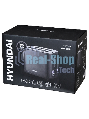 Тостер Hyundai HYT-3501 900Вт черный