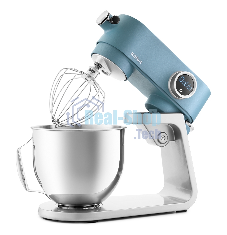 Миксер планетарный Kitfort KT-1391-2 800Вт синий