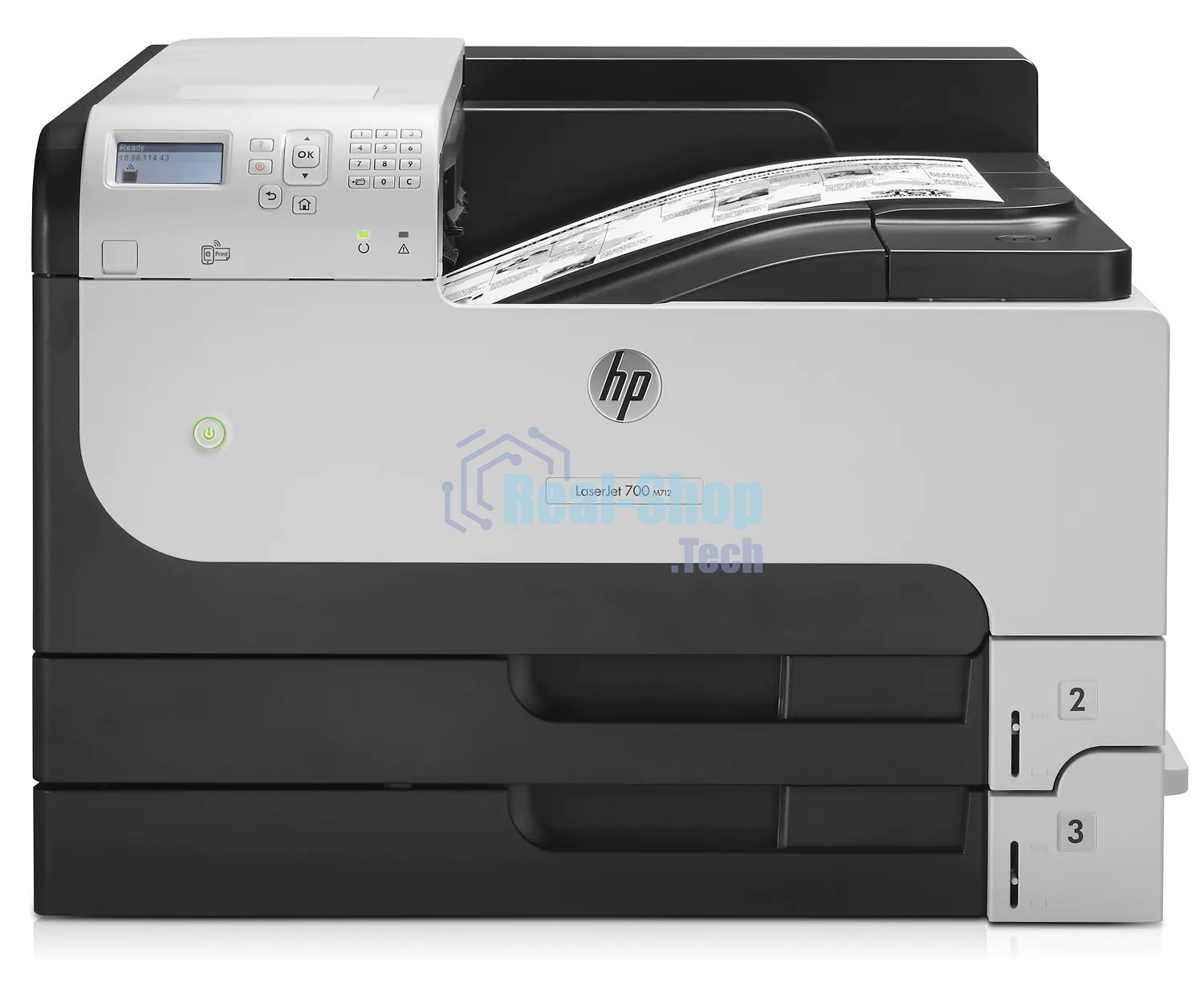 Принтер лазерный HP LaserJet Enterprise 700 M712dn (CF236A), A3, ч/б, печ. до 41 стр/мин. (А4) до 40 стр/мин. (А3), 1200 x 1200 dpi, USB, RJ-45, Air Print