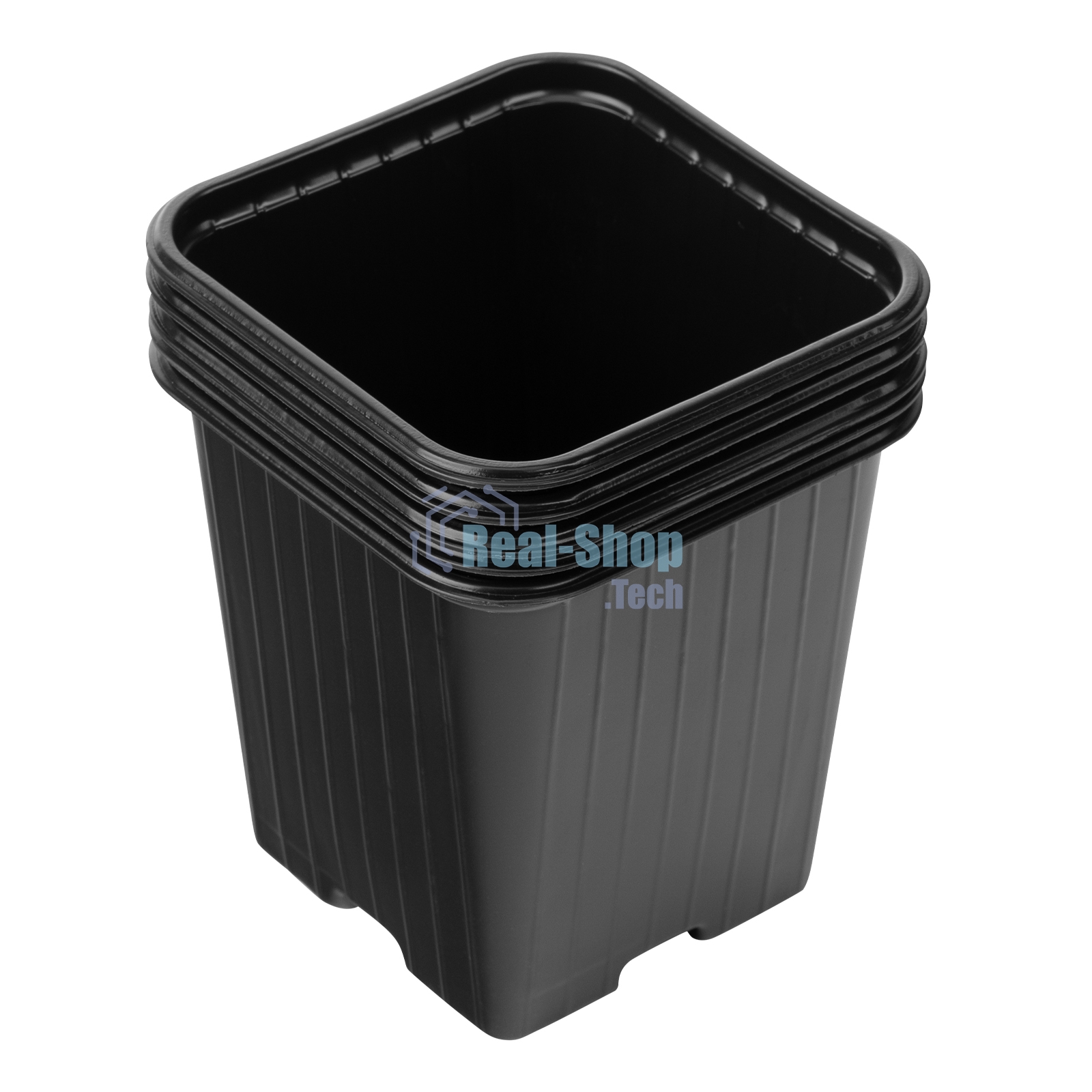 Горшочек для рассады, 90х90х95 мм, полистирол, 5 шт. Россия