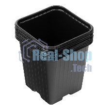 Горшочек для рассады, 90х90х95 мм, полистирол, 5 шт. Россия