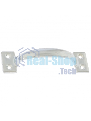 Ручка-скоба Россия РС-120 цельнотянутая, цинк, 5шт 91594