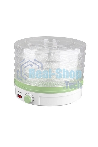 Сушилка для овощей и фруктов Blackton Bt FD1114 White-green, Мощность 245 Вт, Регулировка температуры 35-70 °С, 5 основых поддонов, 2 дополнительных поддона для пастилы, Конвективная сушка, Сохраняет максимум витаминов и питательных веществ в овощах, фрук