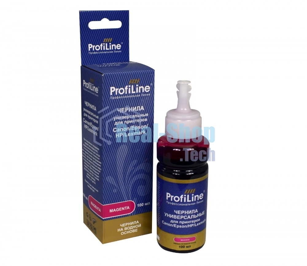 Чернила ProfiLine Premium для Canon/Epson/HP/Lexmark Magenta 100 мл водн