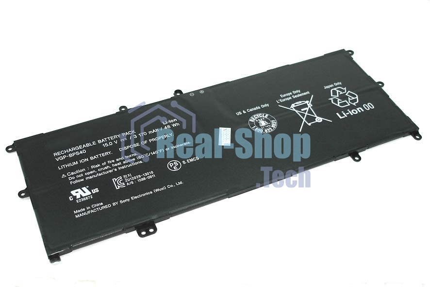 Аккумуляторная батарея для ноутбука Sony Vaio SVF14 SVF15 15.0V 48Wh