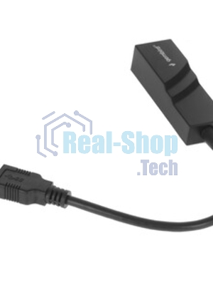 Сетевой адаптер Ethernet Gembird NIC-U11, USB 3.0 - Gigabit Ethernet adapter, пластик, белый, RTL8153