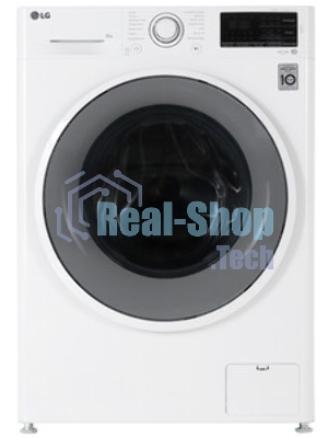 Стиральная машина LG F2J6TN0W белый, загрузка фронтальная 8 кг, 1200 об/мин, класс A