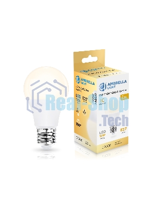 Лампа светодиодная 601203 LED A60 12W IC E27 2700K 175-265V