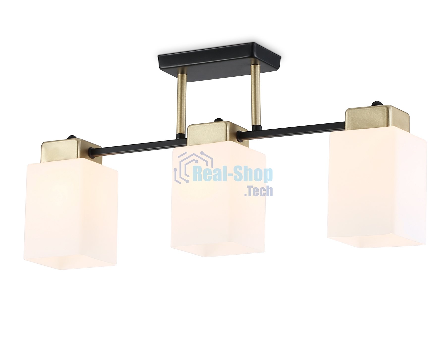 Светильник Ambrella light TR303046/3 BK/GD черный/золото E27/3 max 60W 540*100*270