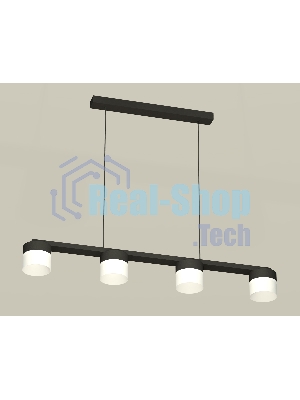 Светильник Ambrella light XB9152205/4 SBK/FR черный песок/белый матовый GX53 (C9152, N8402)