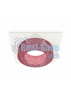 Комплект встраиваемого светильника Ambrella light XC7631022 SWH/PI белый песок/розовый MR16 GU5.3 (C7631, N7193)