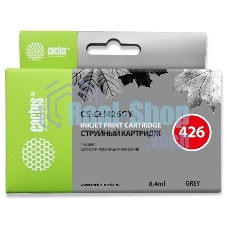 Картридж струйный Cactus CS-CLI426GY серый (8.4 мл.) для Canon Pixma MG6140/MG8140
