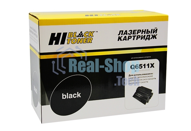 Картридж лазерный для HP LJ 2410/2420/2430 (Hi-Black) Q6511X, 12К