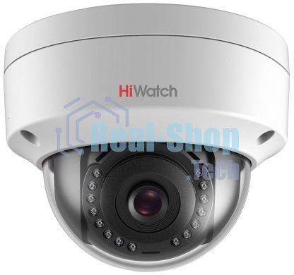 Видеокамера IP Hikvision HiWatch DS-I252 4-4мм цветная корп.:белый