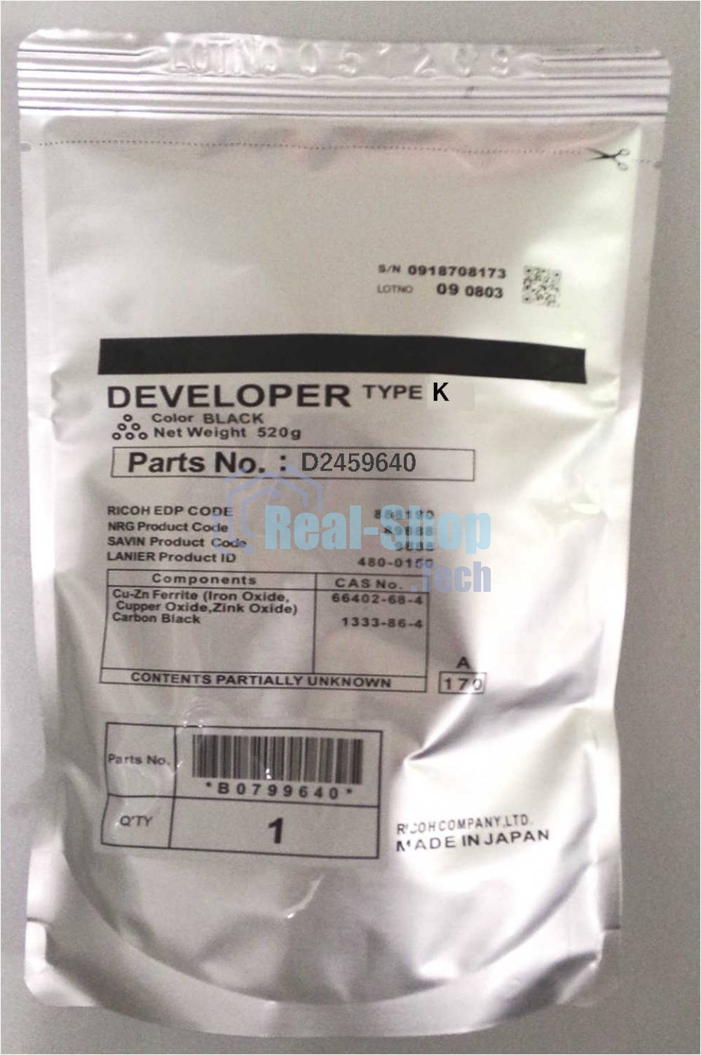 Девелопер Ricoh DEVELOPER BLACK (D1979641/D1979640), черный, пакет, 120000 отп., для MP 4054SP/MP 4054ASP/MP 4054AZSP/MP 5054SP/MP 5054ASP/MP 5054AZSP/MP 6054SP/MP 6054ZSP/MP 2554SP/2554ZSP/3054/3054SP/3054ZSP/3554SP/3554ZSP