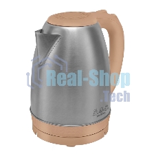 Чайник электрический Мастерица EK-1801М, капучино, 1.8 л, нержавейка