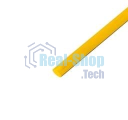 Трубка термоусадочная Rexant 3.0/1.5 1 м желтый