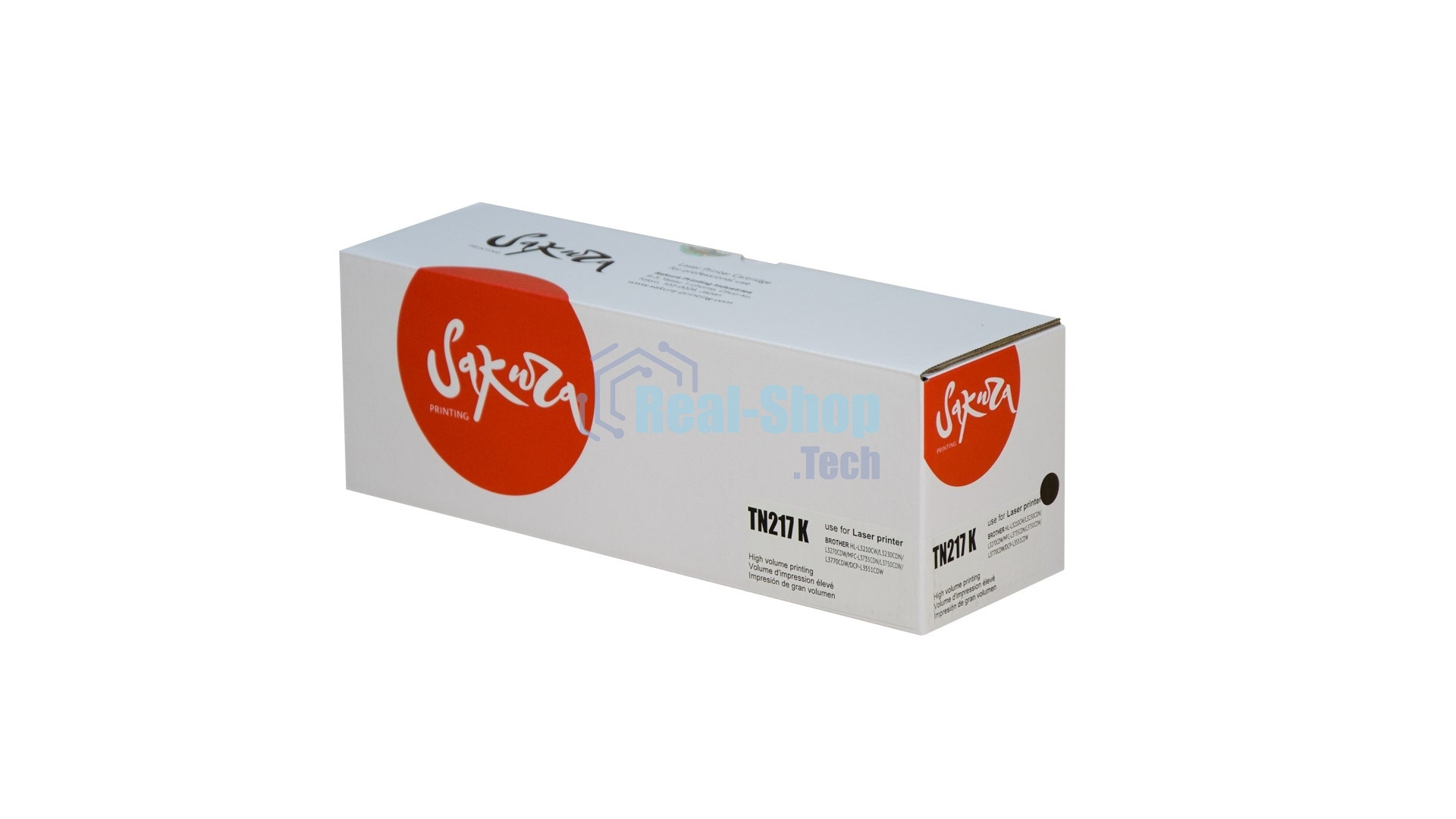 Картридж лазерный Sakura TN217BK для Brother DCP-L3550CDW/DCP-L3550/HL-L3230CDW/HL-L3230/MFC-L3770CDW/MFC-L3770, черный, 3000 к.
