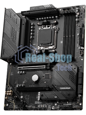 Материнская плата MSI MAG B650 TOMAHAWK WIFI, AM5, AMD B650, 4xDDR5, 6xSATA, 3xM.2, 1xPCI-E 4.0 x16, 1xPCI-E 4.0 x2, 1xHDMI, 1xDisplayPort, 1xUSB Type-C, 1x2.5Gb LAN, 2xUSB-A 2.0, 3xUSB-A 3.2 Gen 1, 3xUSB-A 3.2 Gen 2, 5x3.5 мм, 7.1, Standard-ATX