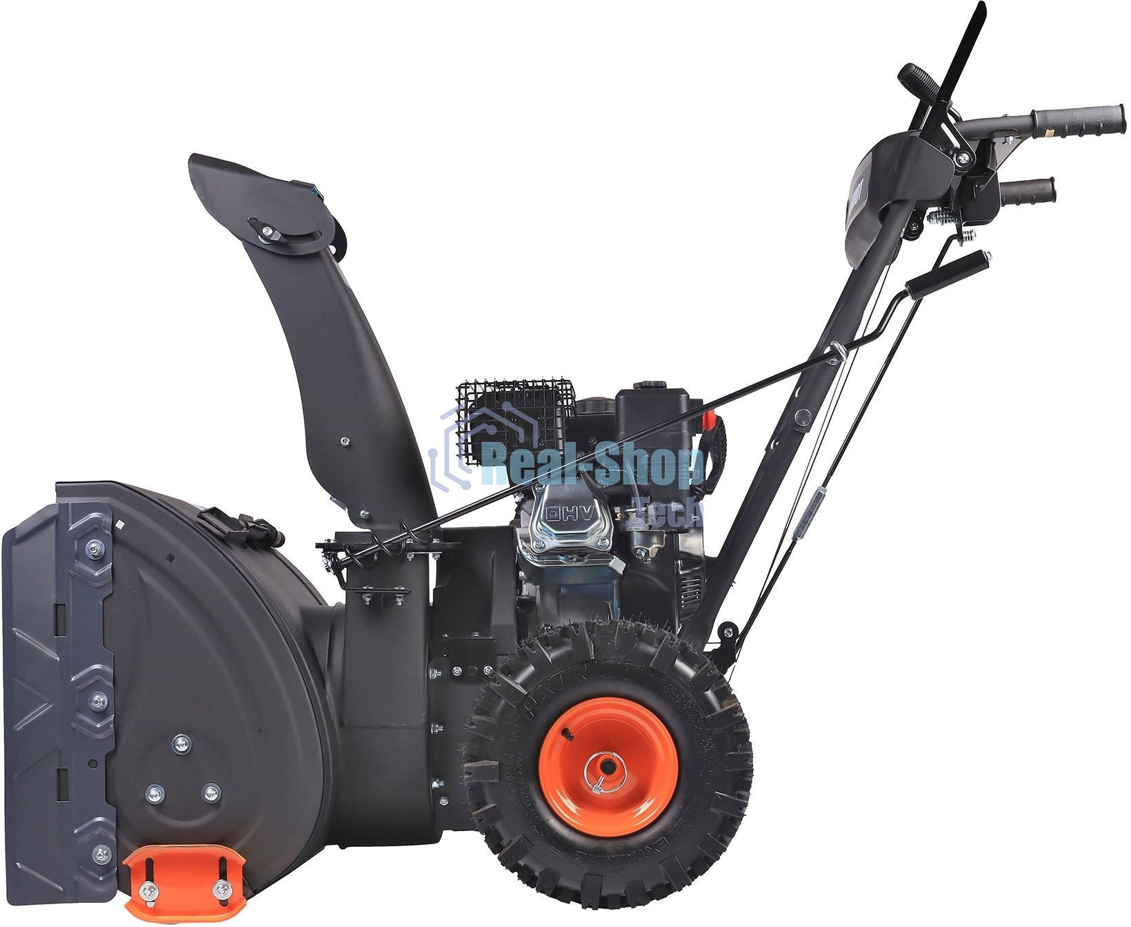 Снегоуборщик PATRIOT PS 707 E, Двигатель 7л.с до -25 °С; 212 сс; Стартер ручной/220V; LED-фара, Панель c увеличенным диапазоном скоростей 6 вперед/2 назад; Ширина ковша 610мм +100(26