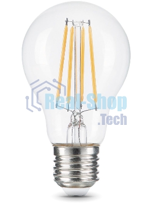 Лампа cветодиодная Gauss Filament А60 12W 1200lm 2700К Е27 LED 1/10/40
